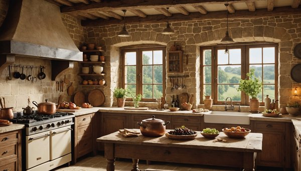 Ambiance cuisine chaleureuse saint emilion – à intégrer dans votre maison