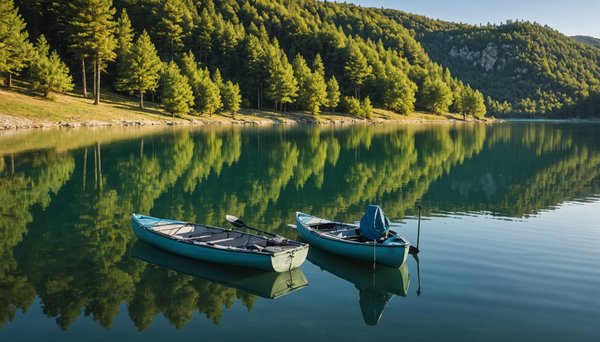 Sejour en camping a aiguine au lac de sainte croix