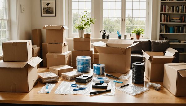 Préparer son déménagement : les fournitures essentielles à commander en avance